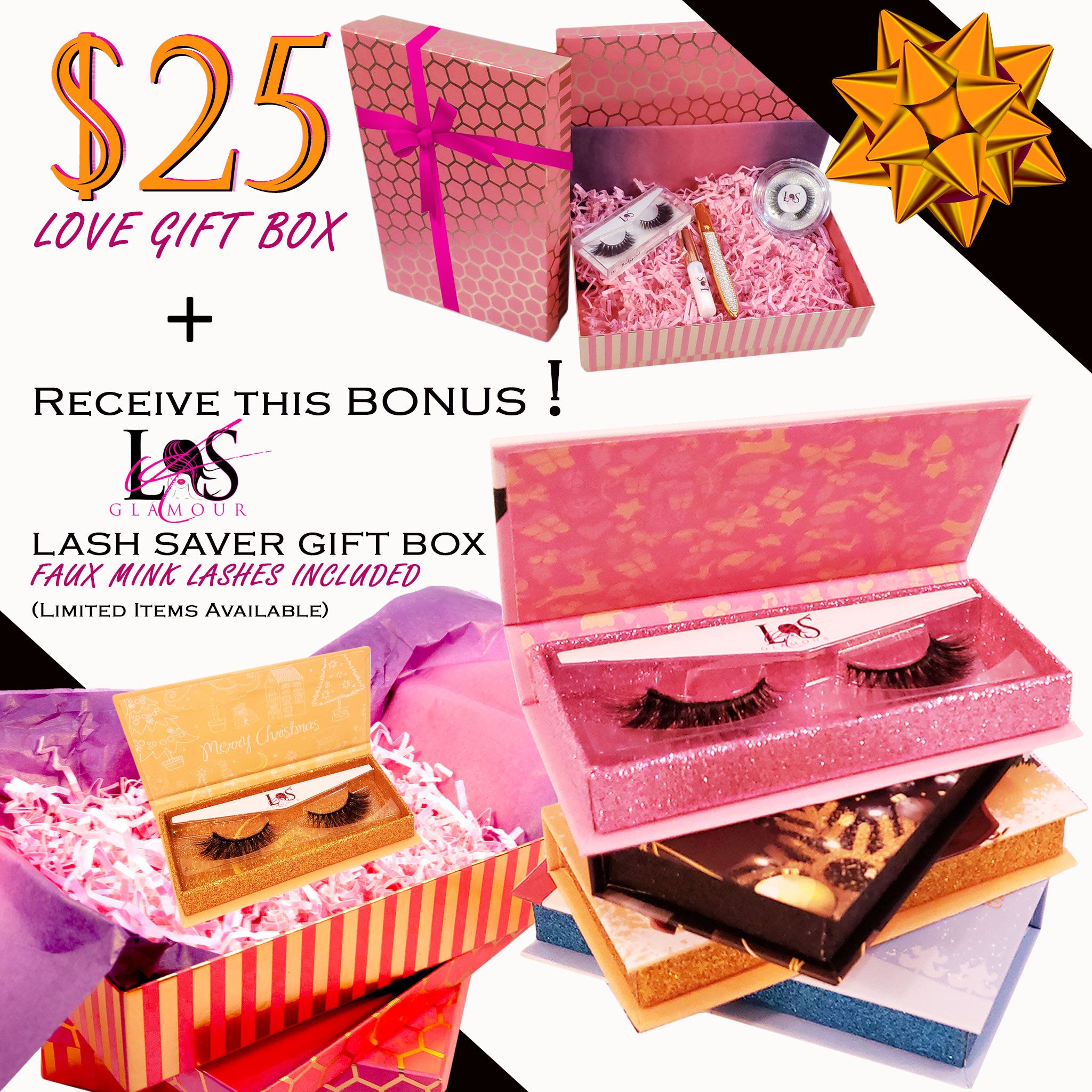 LAS Glamour 4-Piece Holiday Gift Box